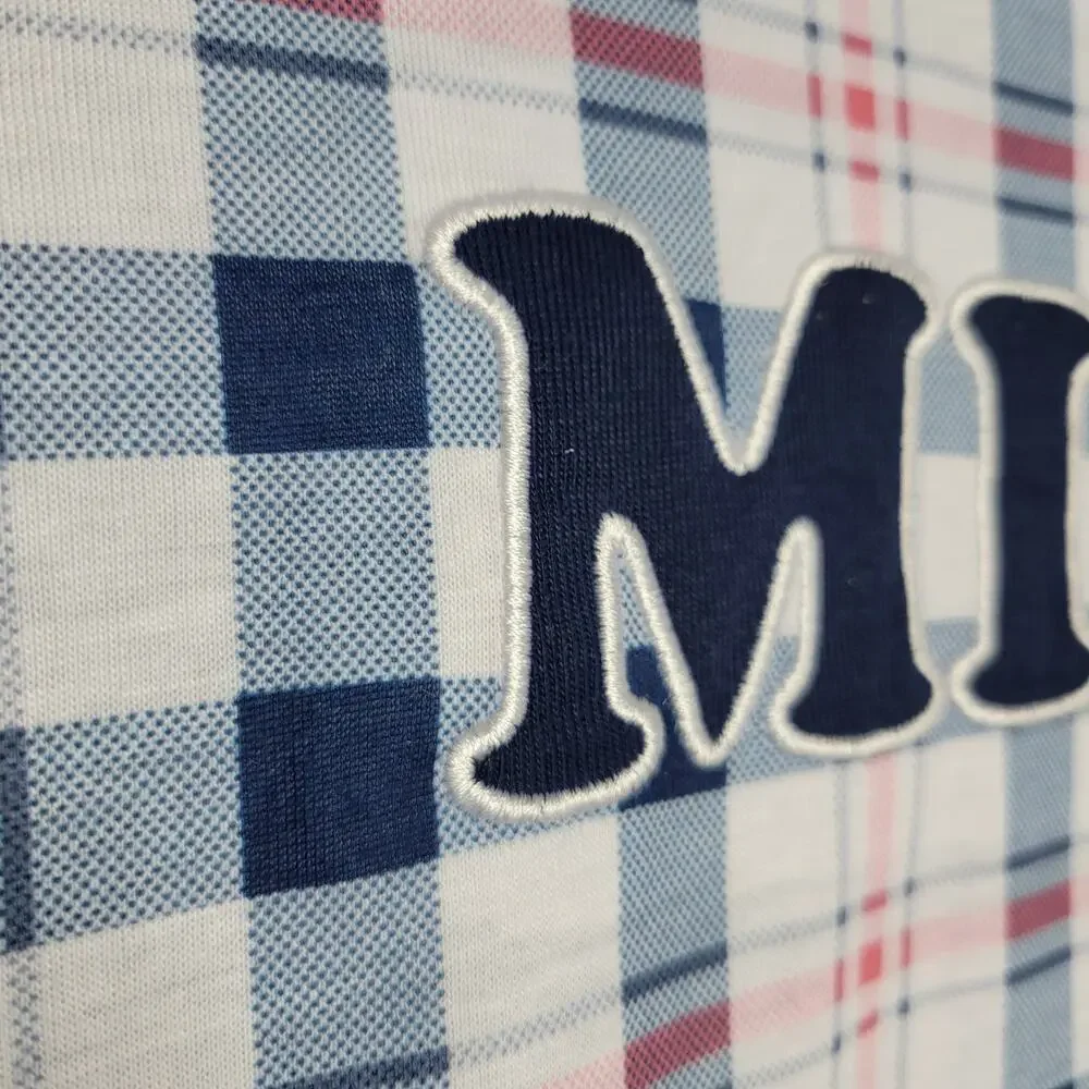 Family PJs Kids Mini Mix It Pajama Set Simple Plaid Blue NWT Size XL 14-16